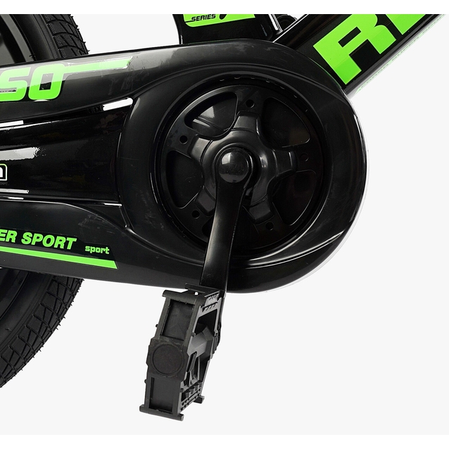 Дитячий велосипед 20 MG Corso «REVOLT» MG-20116 магнієва рама, чорно-салатовий фото westvelo.com