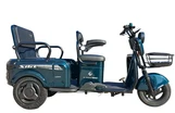 Трицикл Corso «SIG L» SL-070415, двигун 1200W, акумулятор 72V 24Ah літій-марганцево-залізо-фосфатний, зелений, колеса 10" фото westvelo.com
