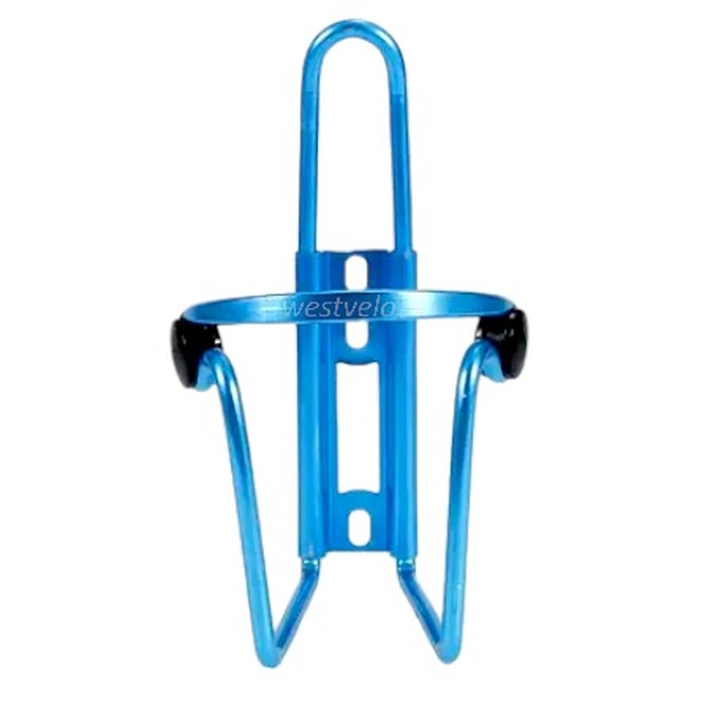 Фляготримач алюміній з пластмасовими вставками синій фото westvelo.com