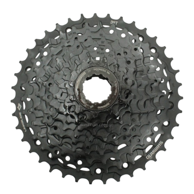 Касета. 10 швидкостей SHIMANO CUES (LINKGLIDE) CS-LG300-10 чорна (11-39T) фото westvelo.com