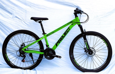 Велосипед 26 AL Corso «PROJECT» RJ-26965 алюміній 13", (к-т SunRun) салатовий