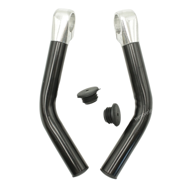 Роги руля алюміній чорні фото westvelo.com