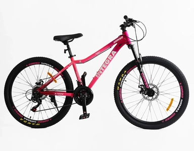 Велосипед 26 AL Corso «INTEGRA» NG-26595 алюміній 15", (к-т SHIMANO) рожевий