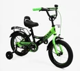 Дитячий велосипед 14 ST Corso «MAXIS» MX-26939 чорно-салатовий фото westvelo.com