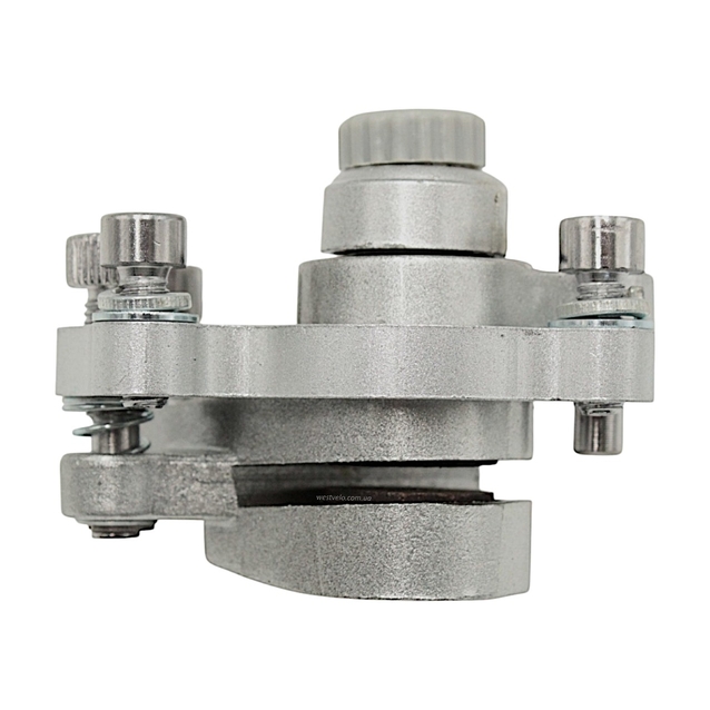 Супорт гальмівний дисковий SHUNFENG (F160/R140) нікель фото westvelo.com