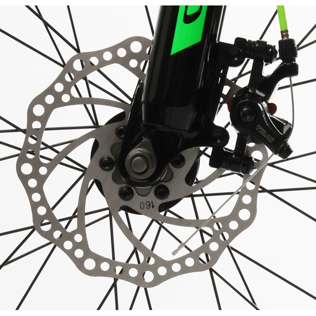 Велосипед 24 AL Corso «GRAVITY» GR-24558 алюміній 12", (к-т SHIMANO) салатовий фото westvelo.com
