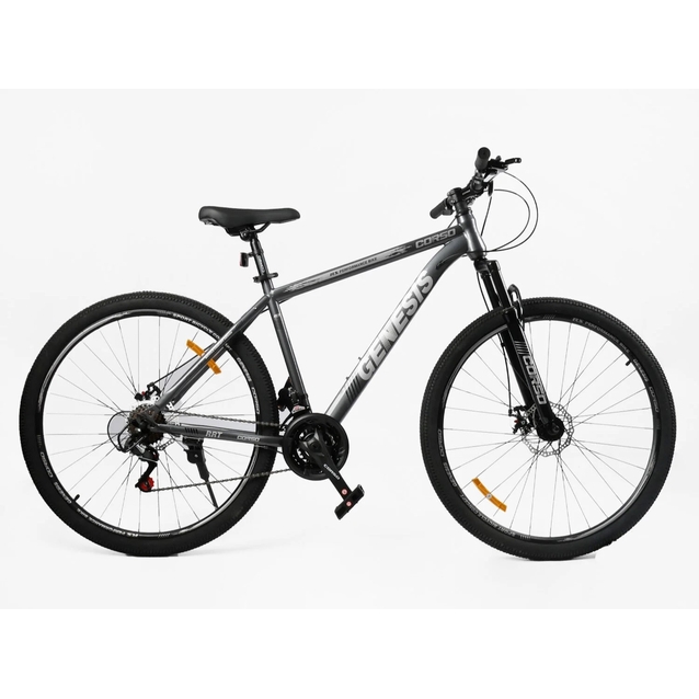 Велосипед 29 ST Corso «GENESIS»  GN-29279 сталь 19", (к-т SunRun) графітовий фото westvelo.com