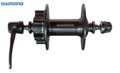 Втулка мтв передня SHIMANO (HВ-TX506), алюмінієва, диск гальма 6 болтів, з ексцентриком (14Gx36H) фото westvelo.com