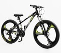 Велосипед 26 AL Corso «EVOLUTION» EV-26470 алюміній 13", (к-т SHIMANO) чорно-сіро-жовтий фото westvelo.com