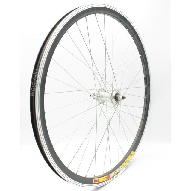 Колесо 28-29 перед, обід 2-ний чорний, втулка AL. на віночках, диск різьба фото westvelo.com
