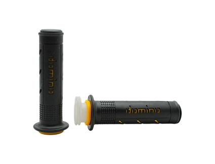 Мото гріпси DOMINO універсальні (тип3) чорно-жовті