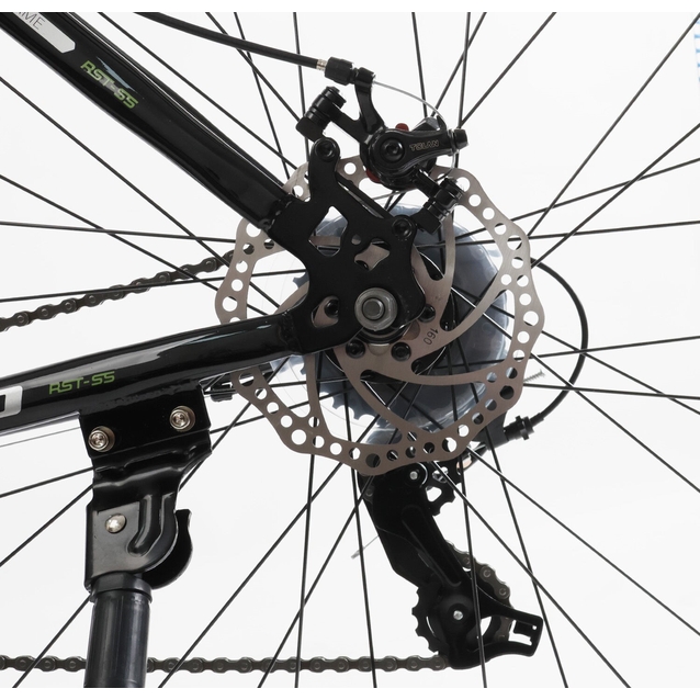 Велосипед 29 ST Corso «STELLAR» TL-29122 сталь 21", (к-т Saiguan) чорно-зелений фото westvelo.com