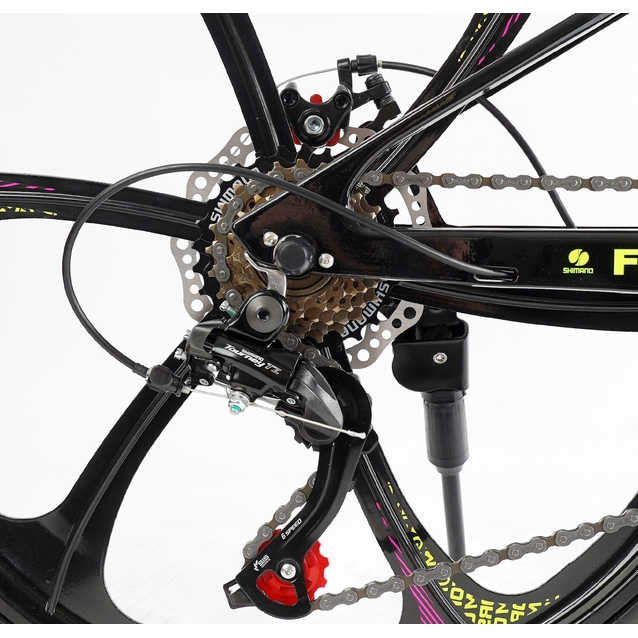 Велосипед 24 MG Corso «MAGNUM» MN-24759 магній 11", (к-т SHIMANO) рожевий фото westvelo.com