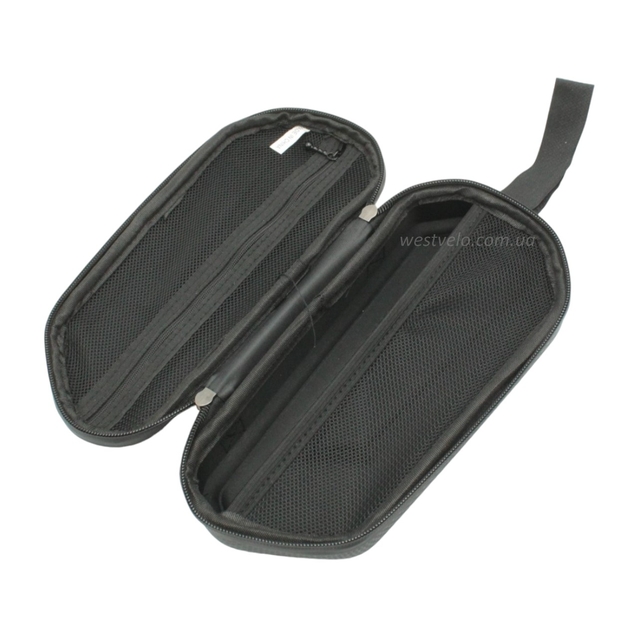 Сумка на раму B-SOUL, пластиковий корпус, чорна фото westvelo.com