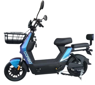 Електроскутер Corso «SWIFT» SW-307114, двигун 500W, акумулятор 60V/20Ah синьо-фіолетовий + 1 ящик. акум, колеса 14"