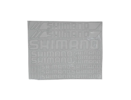 Наклейки SHIMANO білий фон, білі