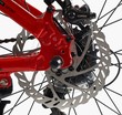 Велосипед 27.5 AL Corso «KORD» KD-02487 алюміній 15.5", (к-т SHIMANO) червоно-срібний фото westvelo.com
