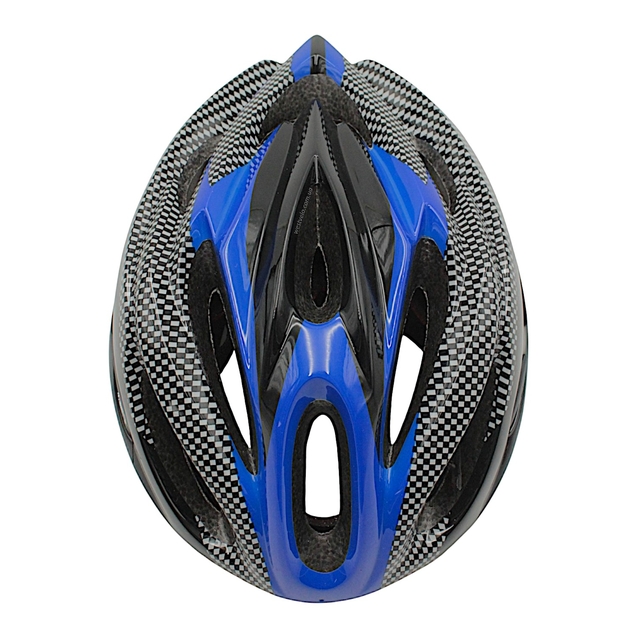 Вело шолом "TK Sport" 073 (56 см) з мигалкою, чорно-синій фото westvelo.com