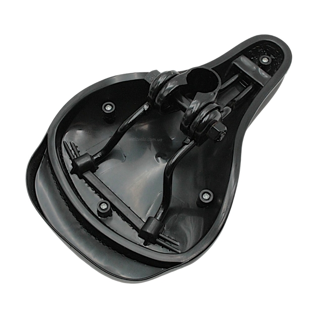 Сідло дитяче CLM-1618203 чорне з ручкою фото westvelo.com