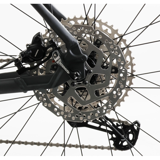 Велосипед 29 AL Corso «APEX» PX-40688 алюміній 19", (к-т SHIMANO Deore) чорно-сірий фото westvelo.com