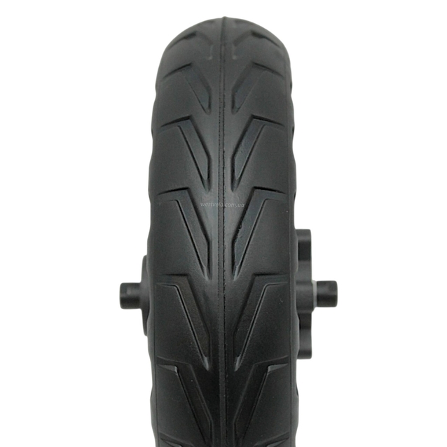 Колесо заднє (8,5), AL, покришка з перфорацією для амортизації, пром-підшипники (12х28х8) 6001 2RS, Disk-brake фото westvelo.com