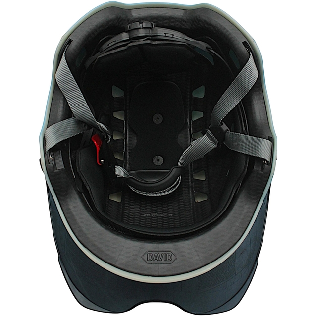 Мото шолом підлітковий, відкритий (M‑XL) "DAVID" 315A, синій глянцевий (ABS) фото westvelo.com