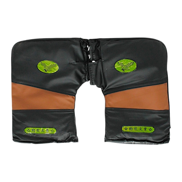 Рукавиці на кермо. зимові, помаранчева вставка (EAGLE) фото westvelo.com