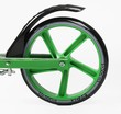 Самокат дитячий 2-х колісний, PU Skyper «NEON» N-31006 салатовий, Ø200mm, ST, ручне гальмо фото westvelo.com