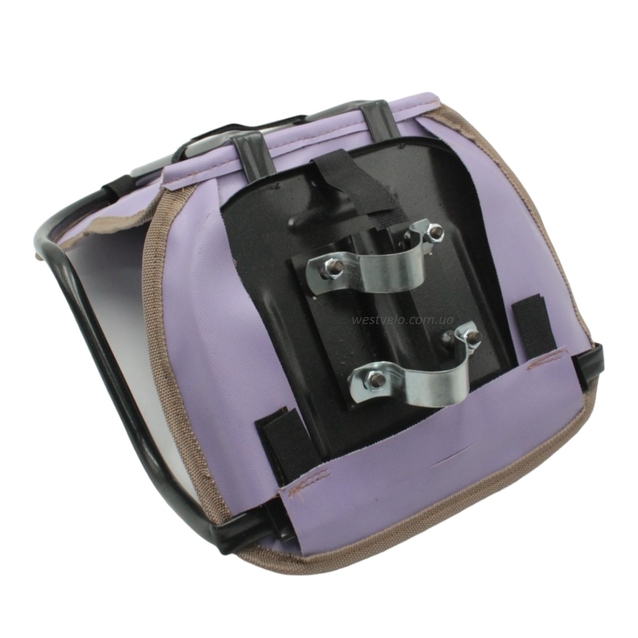 Крісло дитяче метал. на чоловічу раму, лілове, світло-фіолетове фото westvelo.com