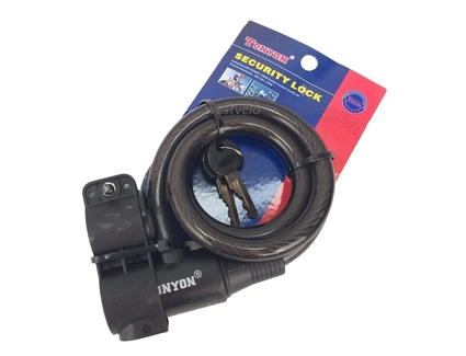 Замок TONYON 505 Ø12mm-1000mm на ключ, з кріпленням на раму