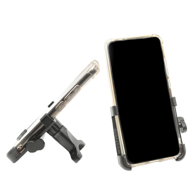 Тримач для телефону алюміній поворотний великий фото westvelo.com