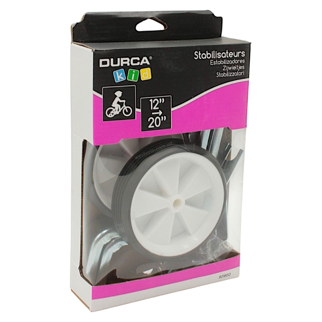 Бокові дитячі колеса (Ø 12-20) пластмасові DURCA (в коробці) фото westvelo.com