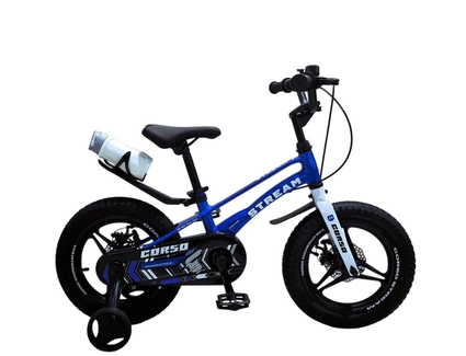 Дитячий велосипед 14 MG Corso «STREAM» SM-14326, магнієва рама, синій