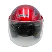 Мото шолом, відкритий "TOUKUI " 888, червоний глянцевий фото westvelo.com
