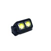 Ліхтар налобний (TYPE-C), K-372 COB LED, з червоним світлом, 2 лінзи фото westvelo.com