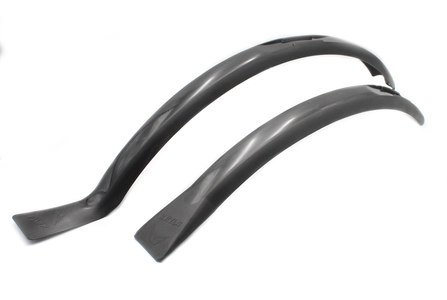 Крила 26 металопластик Польша чорні з доточкою, з підпорами