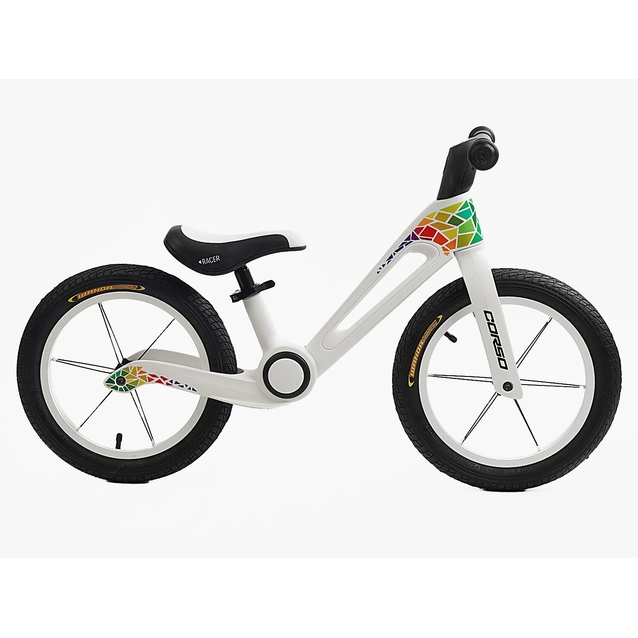 Велобіг 14 Corso надувні колеса, нейлонова складна рама NL-19903 білий фото westvelo.com