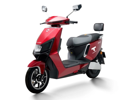 Електроскутер Tairon «CF» 144702, двигун 2000W, акумулятор 72V 38Ah графеновий, червоний, колеса 12/10"
