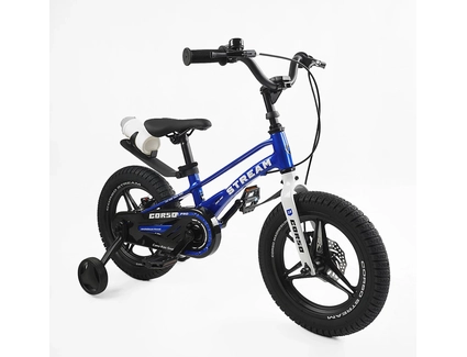 Дитячий велосипед 14 MG Corso «STREAM» SM-70411, магнієва рама, синій