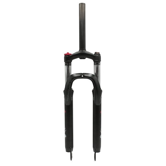 Вилка 26 аморт. безрізьб. Ø28.6mm, disk. шток L-200mm. AVANTI, чорна (локаут) фото westvelo.com