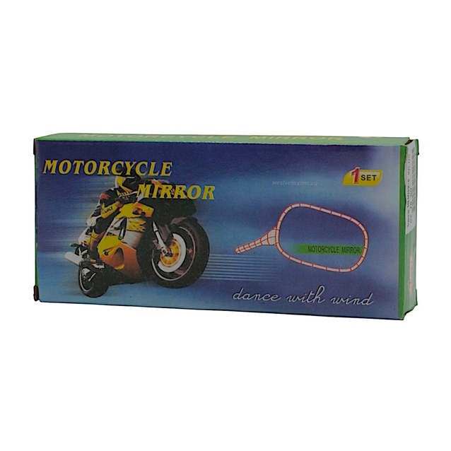 Дзеркало заднього виду Круглі SDTW (QX‑1191) (M8-10 R+R) складна ніжка фото westvelo.com