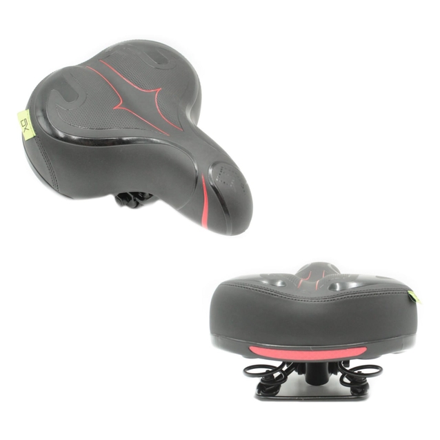 Сідло на пружинах (10-11) чорне матове фото westvelo.com