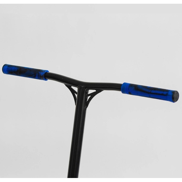 Самокат трюковий Best Scooter «FREESTYLE» N-12740 чорно-синій, HIC-система, пеги, AL диск та дека, колеса PU Ø120mm, ширина керма - 58 см фото westvelo.com