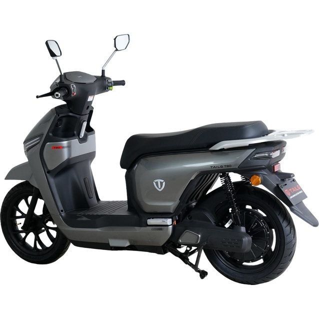 Електроскутер Tailg «T-80» GR-988, двигун 2500W, акумулятор 72V 38Ah графеновий, графітовий, колеса 14" + 1 ящик. акум фото westvelo.com