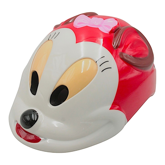 Вело шолом дитячий (341) (внутрішній розмір 17х15.5 см) червоно-білий фото westvelo.com