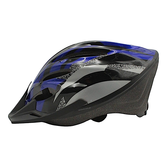 Вело шолом "TK Sport" 718 (54 см) чорно-синій фото westvelo.com