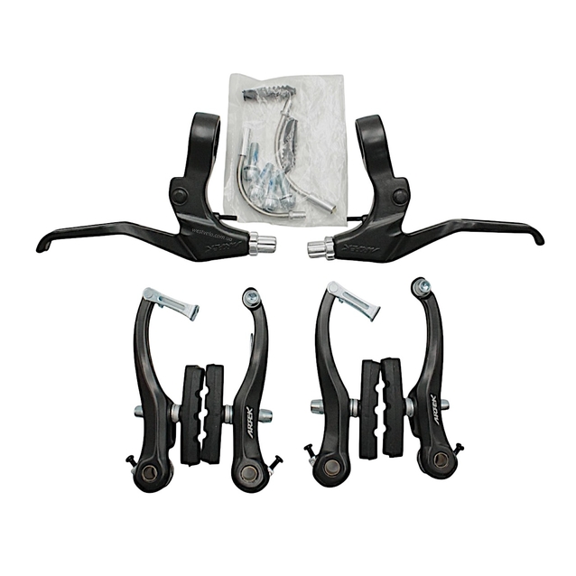 Комплект гальм V-brake ARTEK алюміній  (перед+зад, ручки) фото westvelo.com