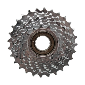 Зірка задня різьбова 7-рик нікель (14-28T)