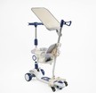 Самокат 5в1 Skyper FJ-59060, колеса PU125х40мм зі світлом, укр озвучування та підсвічування платформи, біло-синій фото westvelo.com