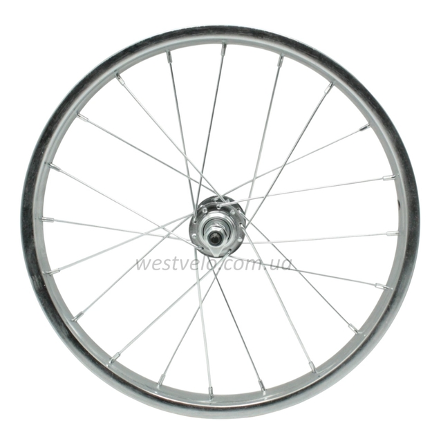 Колеса 16 обід нікель, перед + зад з втулкою Falcon + к-т. з фліпером. фото westvelo.com